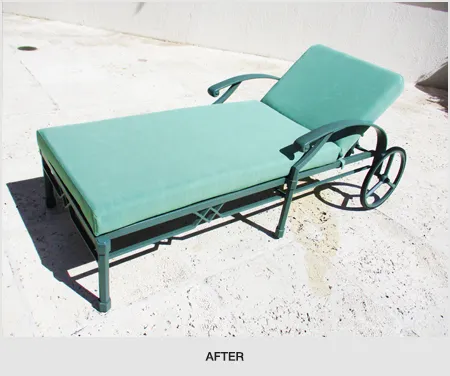 Sun cot after restoration