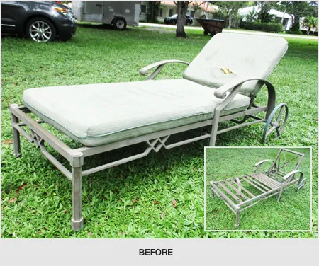 Sun cot before restoration