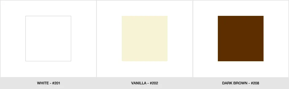 Vinyl strap color reference